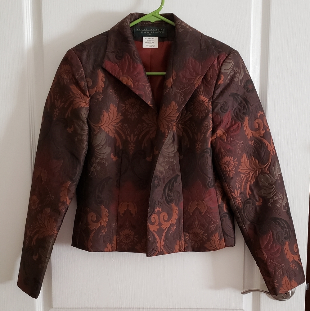 Floral design blazer